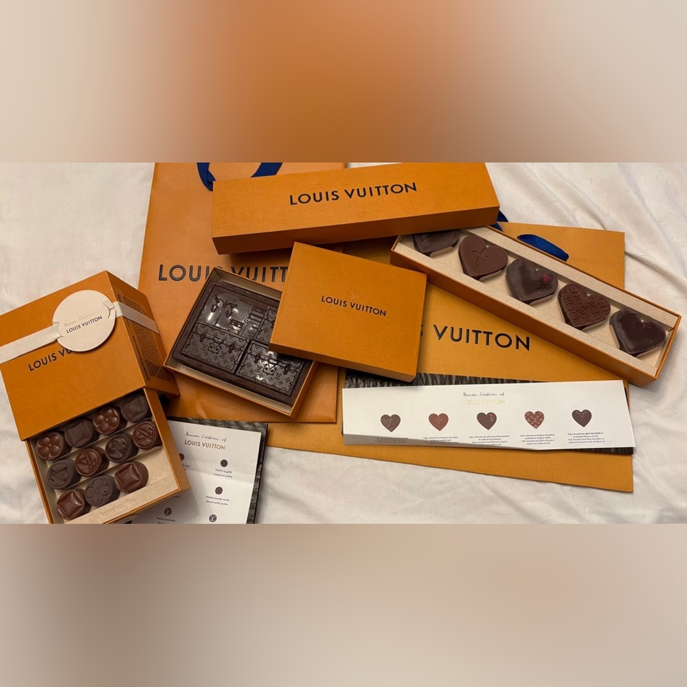 Louis Vuitton Chocolate Collection bought at the Louis Vuitton cafe in ny
